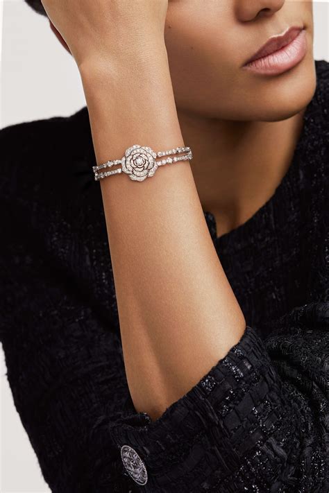 chanel accessories bracelet|Chanel bracelet with diamonds.